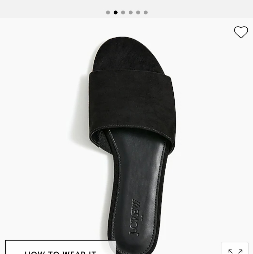 Black Jcrew one strap sandal - Picture 2 of 4